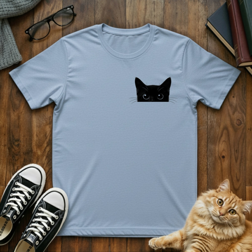 Cat Peeking T-Shirt