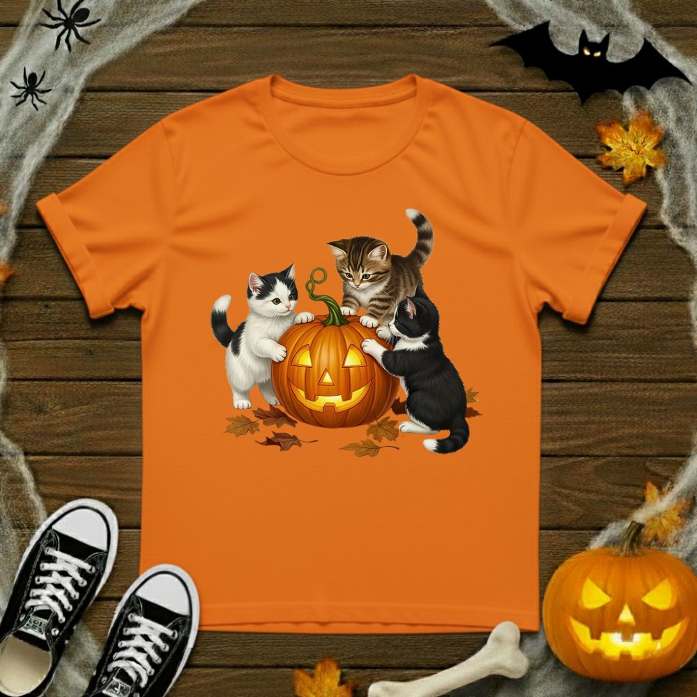 Pumpkin & Kittens T-Shirt