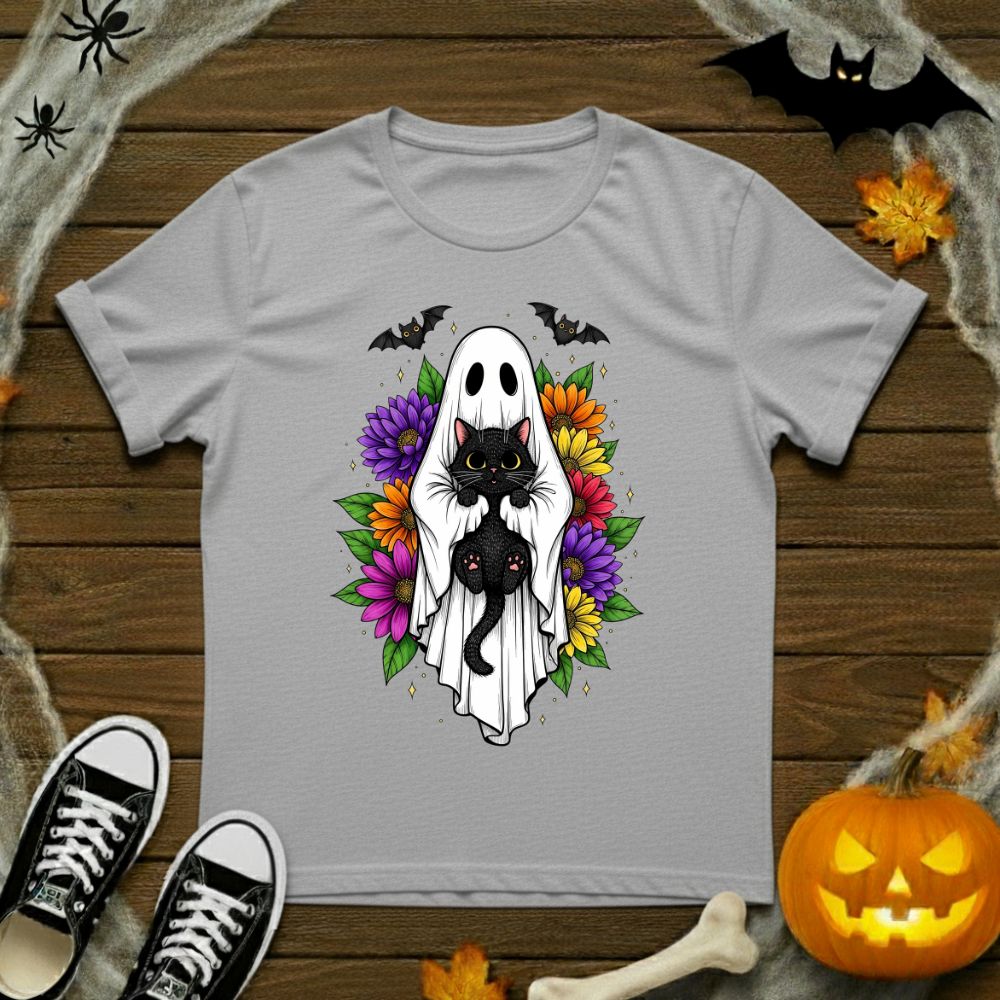 Ghost & Kitten Floral T-Shirt