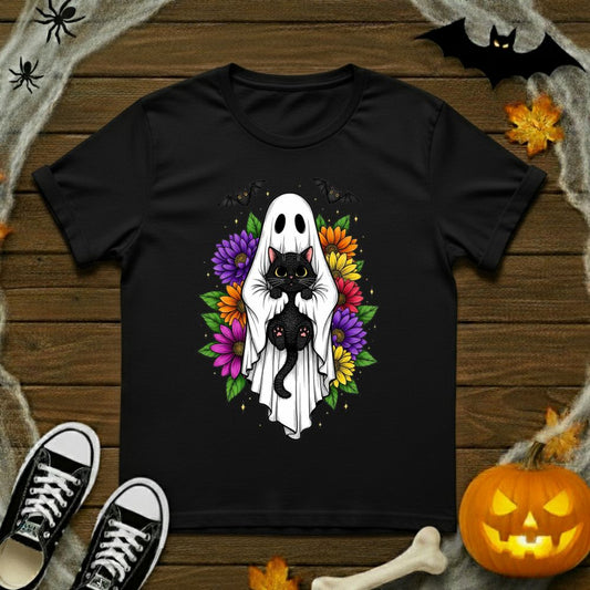 Ghost & Kitten Floral T-Shirt