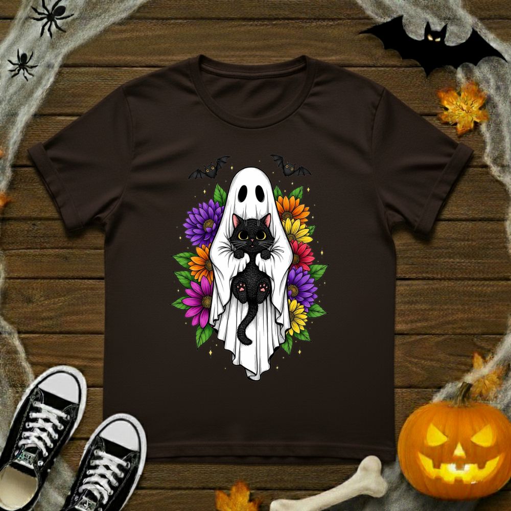 Ghost & Kitten Floral T-Shirt