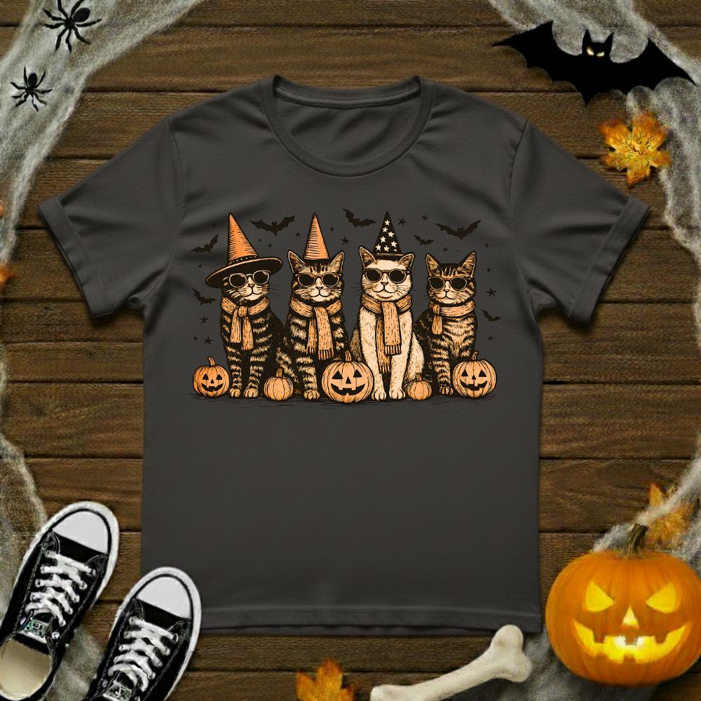Spooky Cat Friends T-Shirt