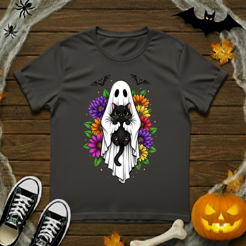Ghost & Kitten Floral T-Shirt