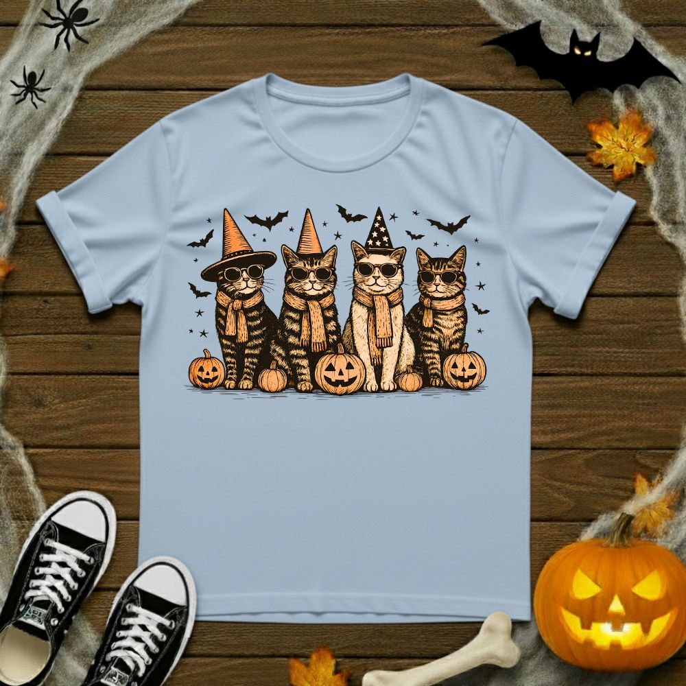 Spooky Cat Friends T-Shirt