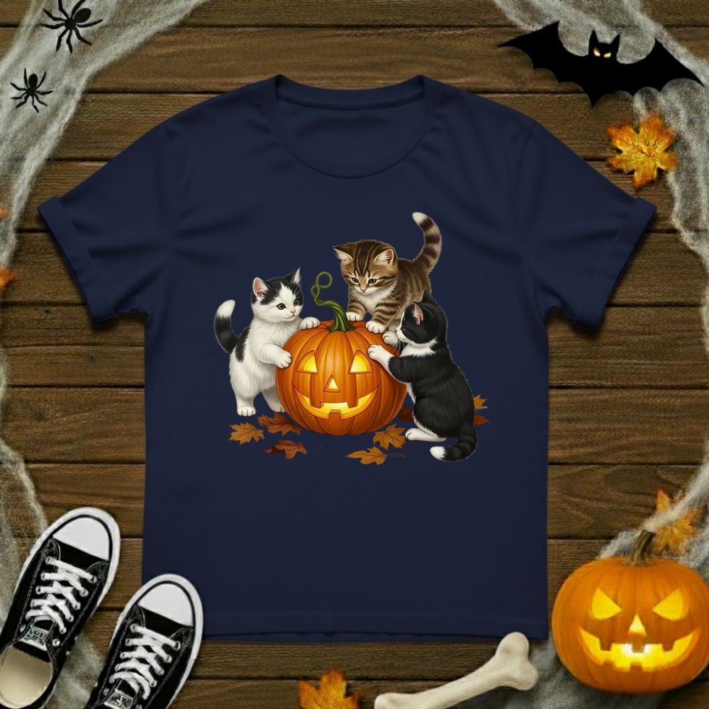 Pumpkin & Kittens T-Shirt