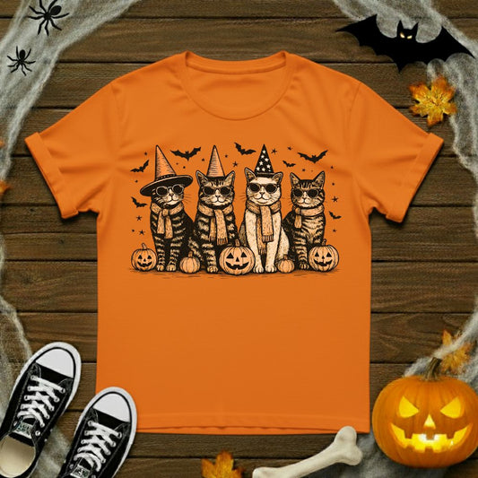Spooky Cat Friends T-Shirt