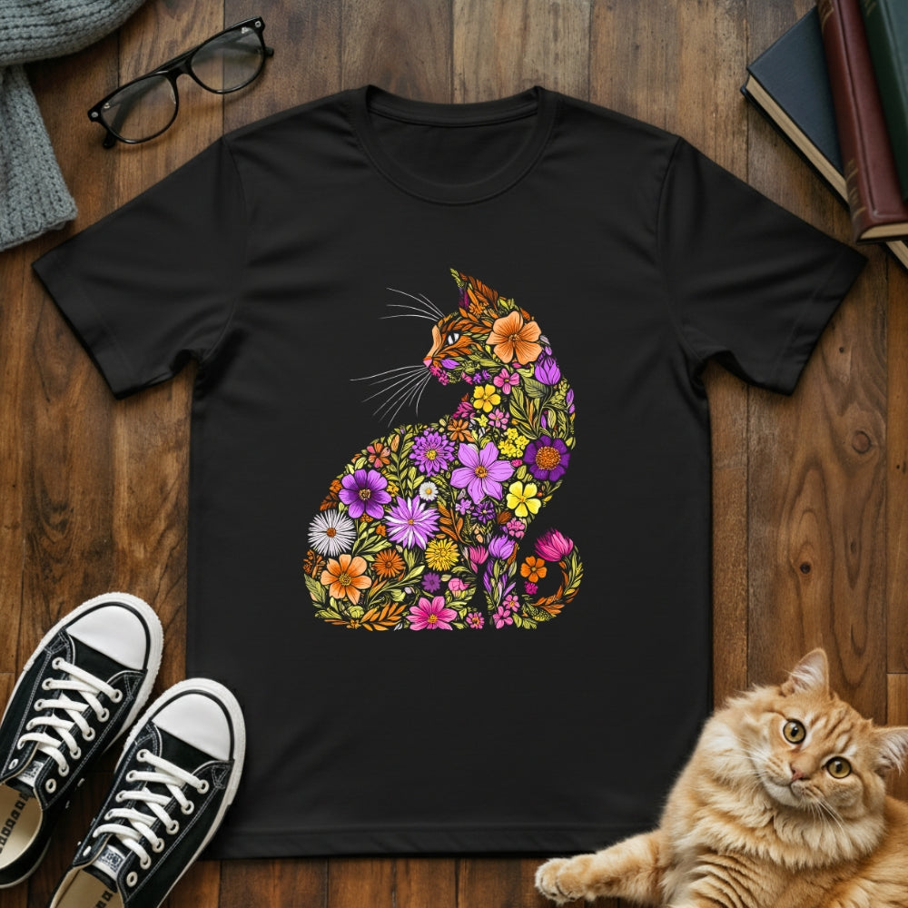 Floral Cat Lady T-Shirt