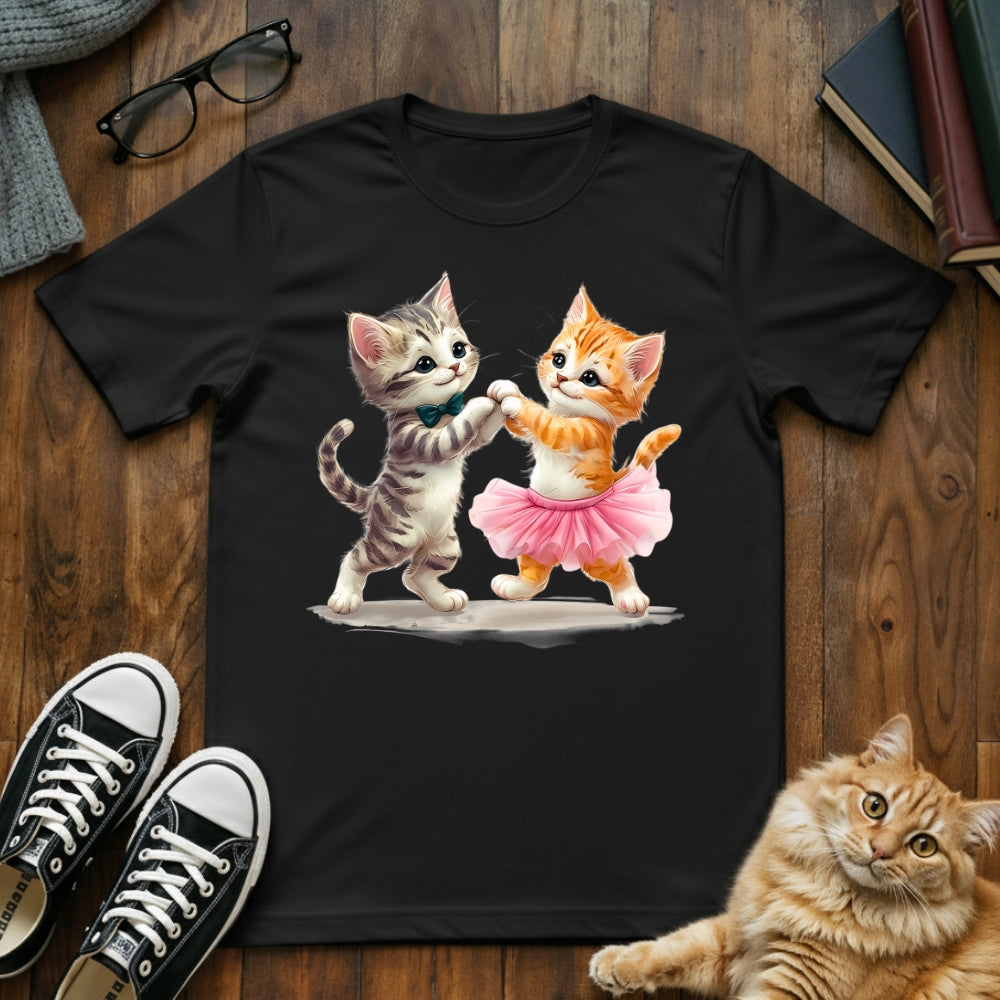Dancing Kitten Couple T-Shirt