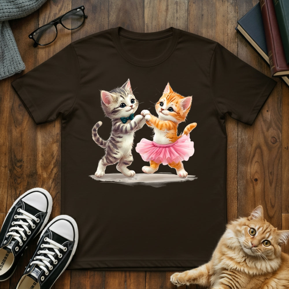 Dancing Kitten Couple T-Shirt