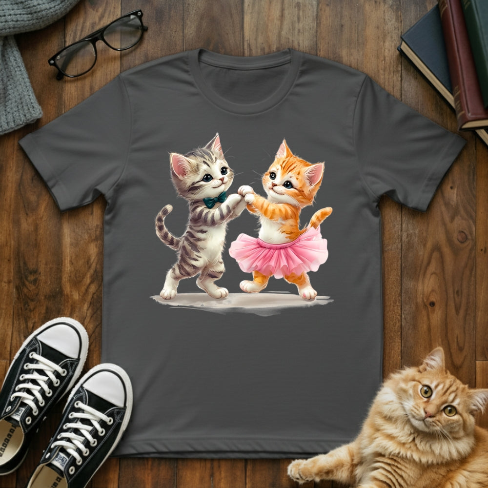 Dancing Kitten Couple T-Shirt