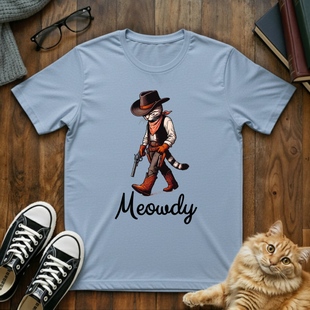Meowdy Cowboy Cat T-Shirt