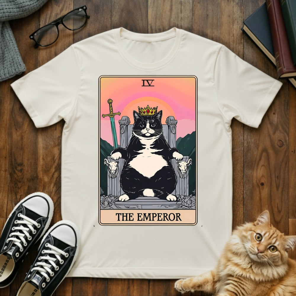 The Emperor Cat Tarot Card T-Shirt