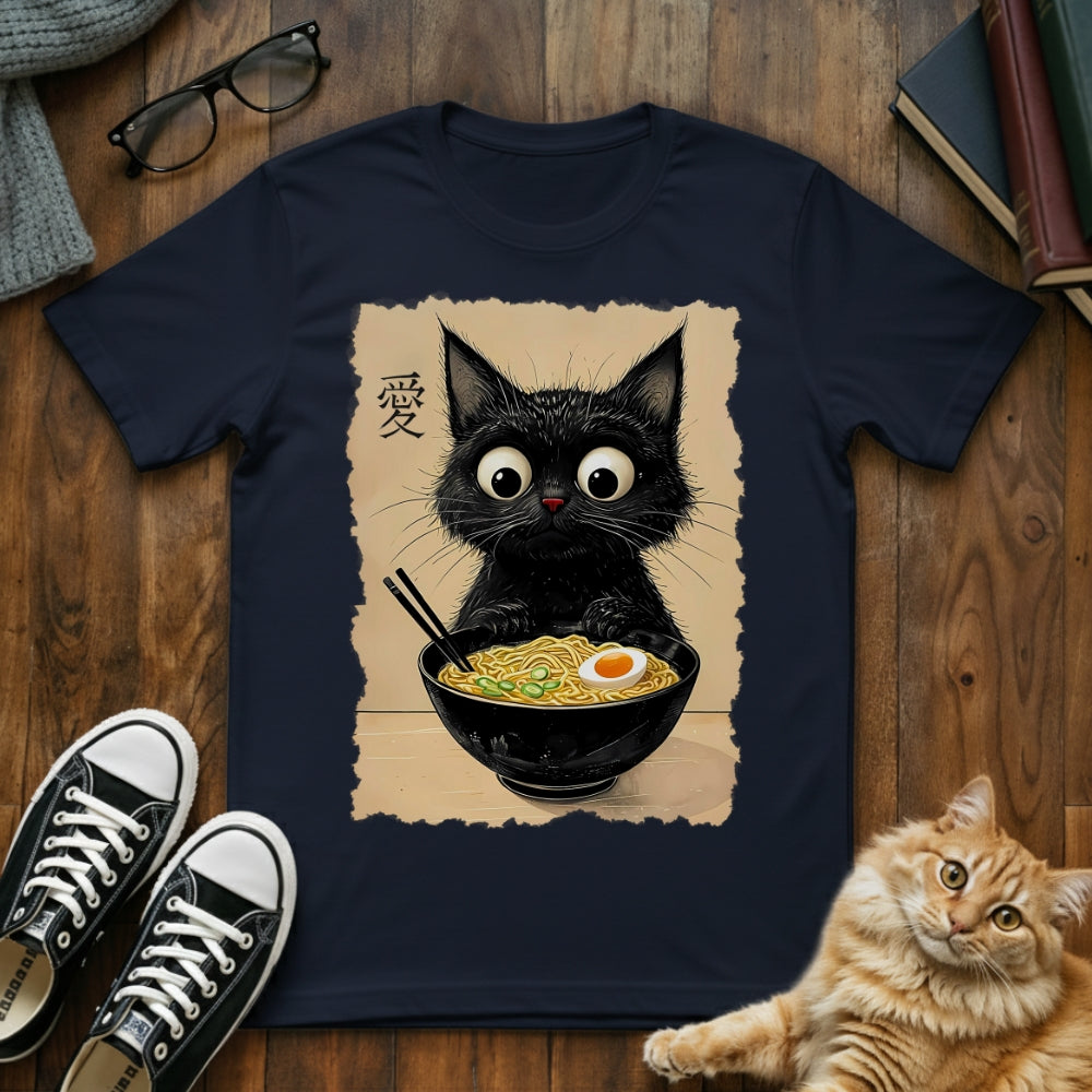 Black Cat Ramen T-Shirt