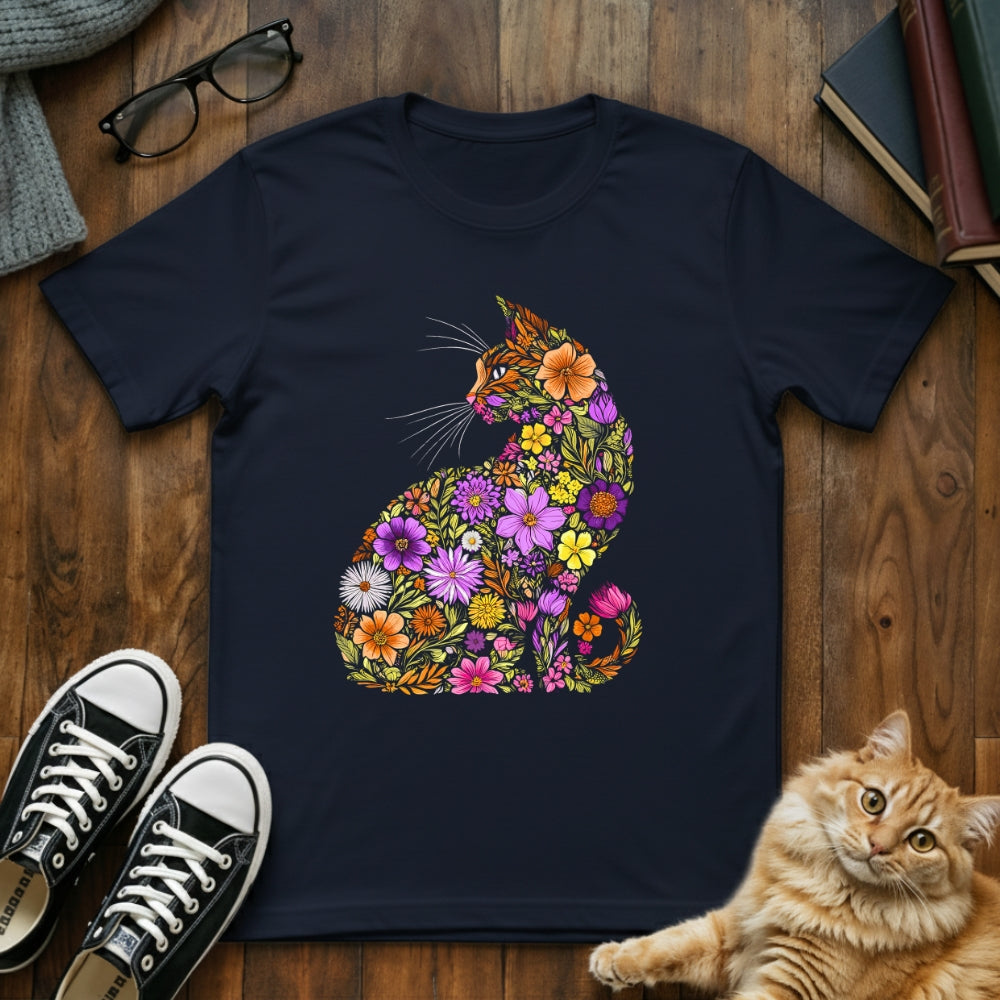 Floral Cat Lady T-Shirt