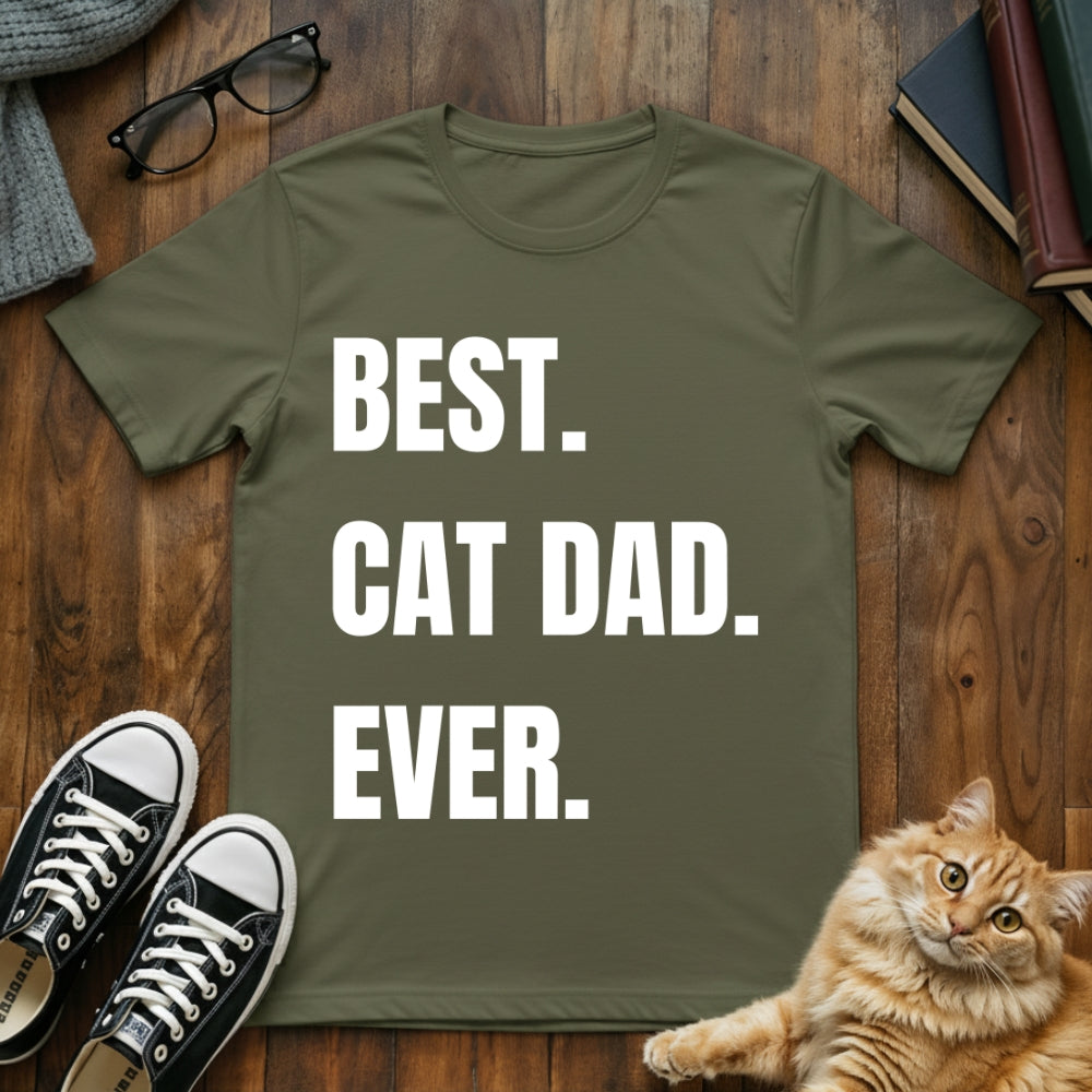 Best Cat Dad Ever T-Shirt