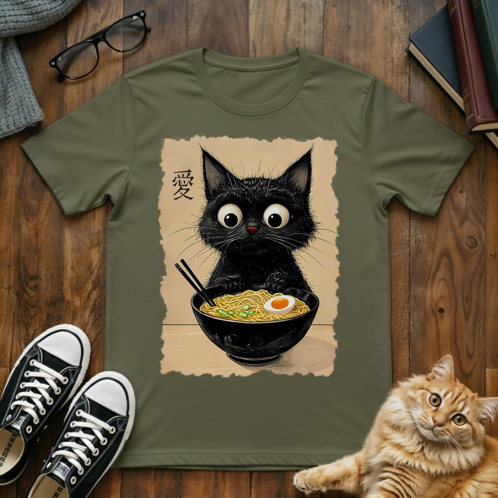 Black Cat Ramen T-Shirt