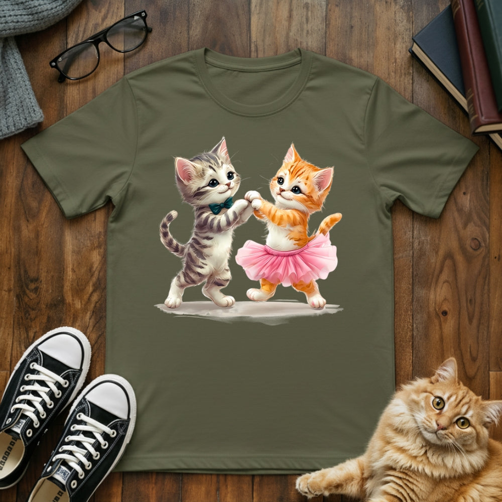 Dancing Kitten Couple T-Shirt