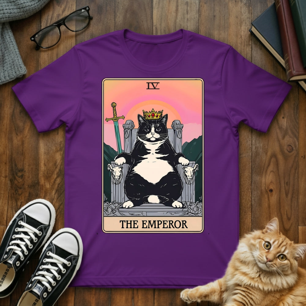 The Emperor Cat Tarot Card T-Shirt