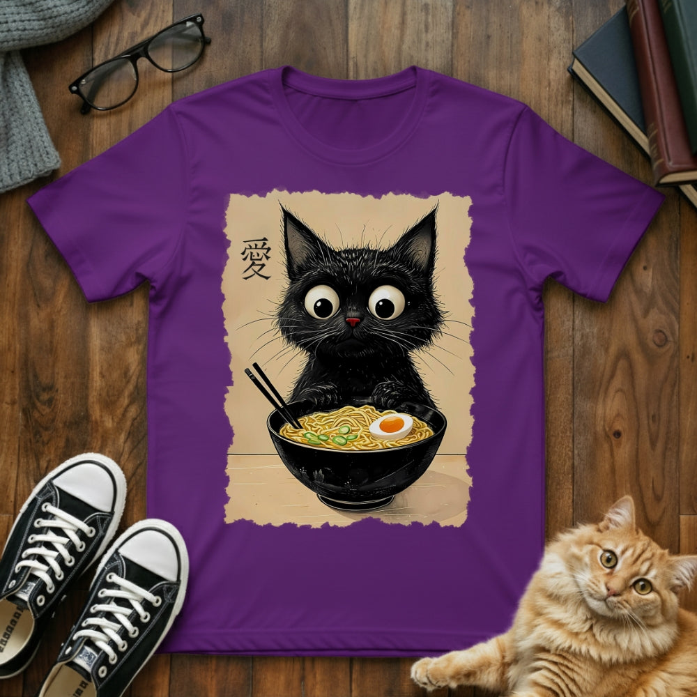Black Cat Ramen T-Shirt