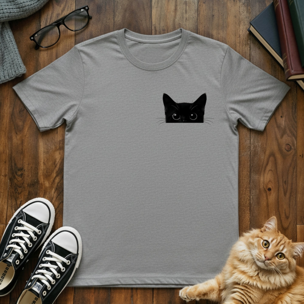 Cat Peeking T-Shirt
