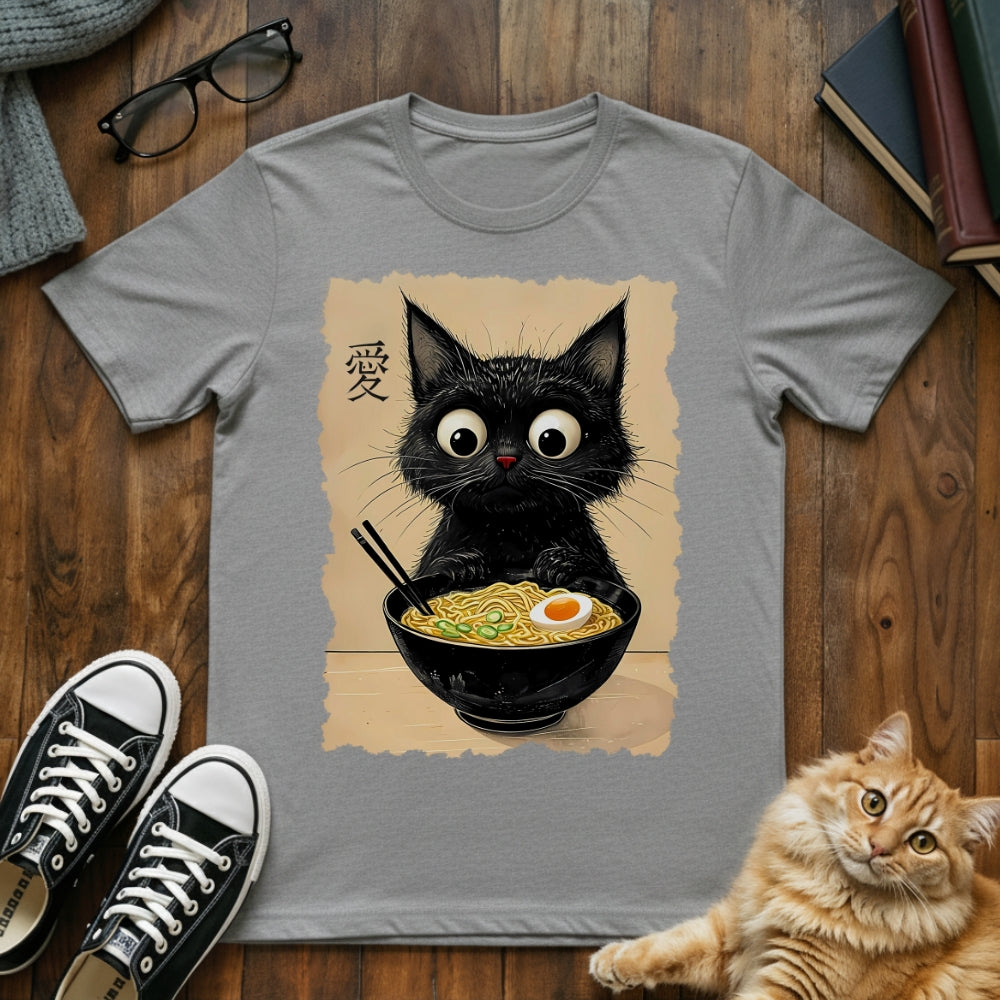Black Cat Ramen T-Shirt
