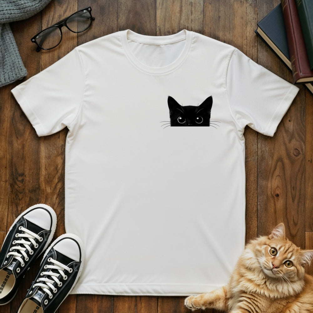 Cat Peeking T-Shirt
